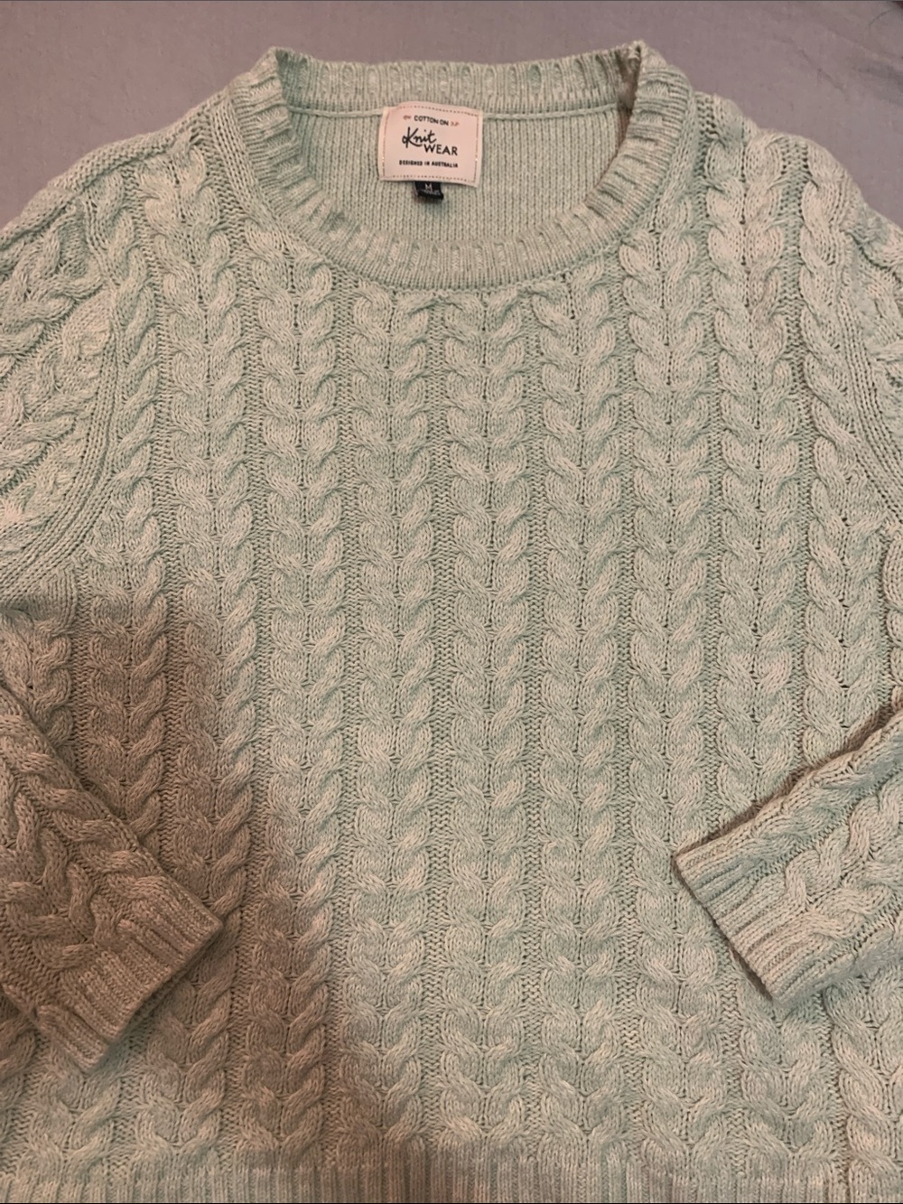 Cotton on knit wear . Australian